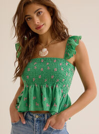 Margot Embroidered Tank Detail 3 - ALTAR'D STATE KIDS