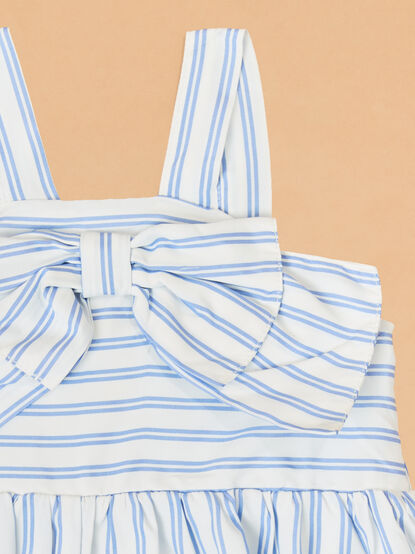 Simone Stripe Bow Bubble - ALTAR'D STATE KIDS