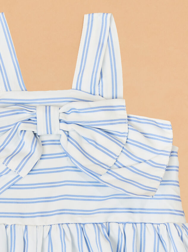 Simone Stripe Bow Bubble Detail 2 - ALTAR'D STATE KIDS