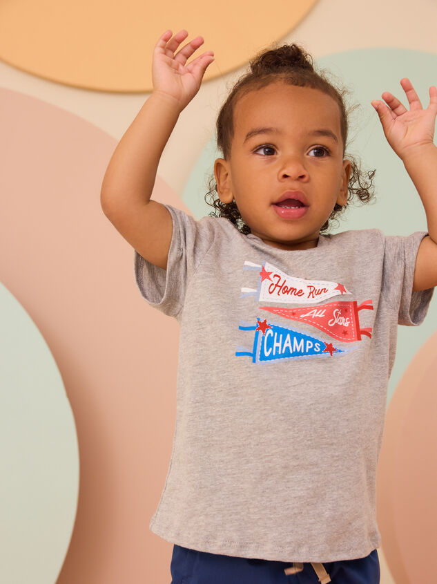 Home Run Flag Tee - AS Kids