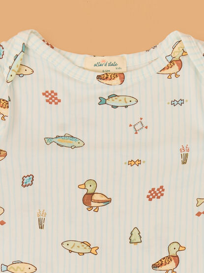 Lake Cuties Long Sleeve Bodysuit - AS Kids