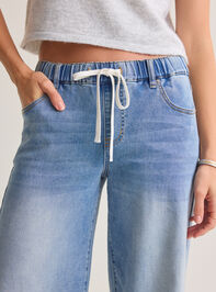 Autumn Baggy Wide Leg Jeans Detail 2 - AS Kids