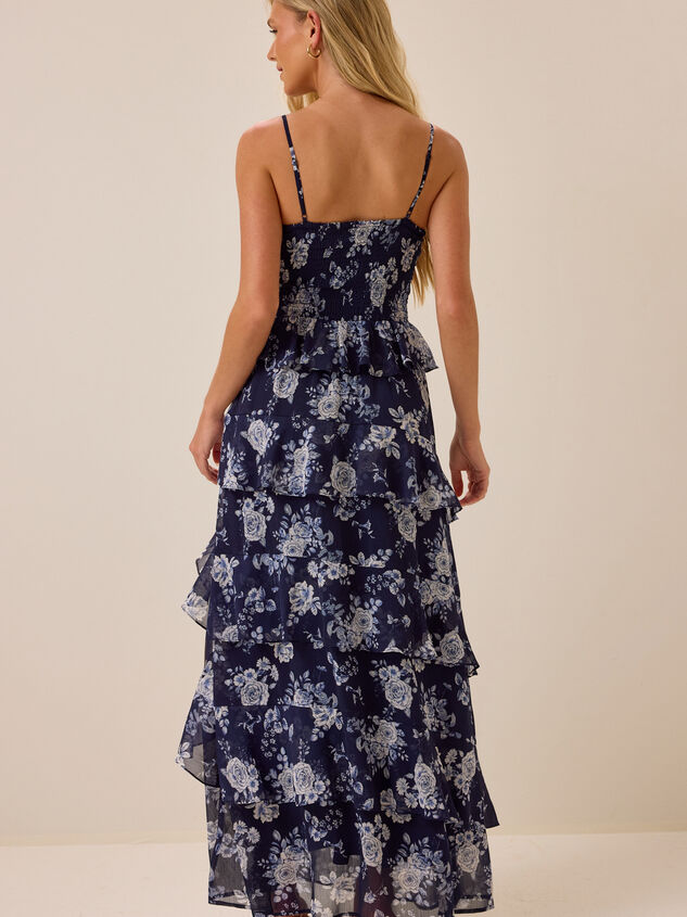 Cali Ruffle Maxi Dress Detail 5 - AS Kids