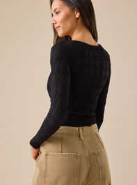 Blaire Seamless Floral Long Sleeve Cami Detail 5 - ALTAR'D STATE KIDS