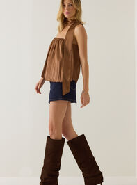 Ellery Halter Tie Blouse Detail 6 - AS Kids