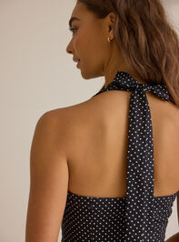 Delia Dot Halter Vest Detail 2 - ALTAR'D STATE KIDS