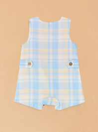 Griffin Gingham Shortall by Mudpie Detail 4 - ALTAR'D STATE KIDS