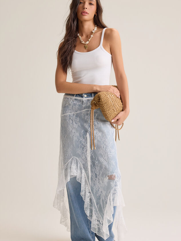 Eva Lace Slip Skirt Detail 2 - AS Kids