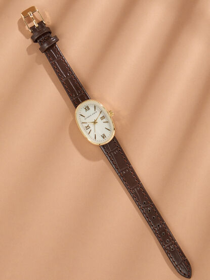 Cassie Oval Leather Watch - ALTAR'D STATE KIDS