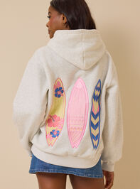Morgan Chasing Waves Embroidered Hoodie Detail 2 - AS Kids