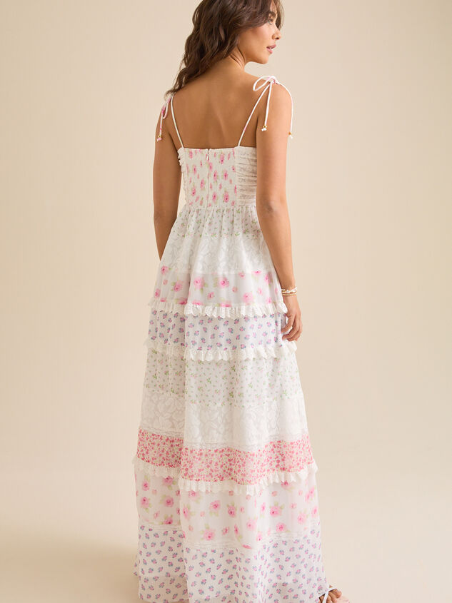 Addie Floral Maxi Dress Detail 5 - AS Kids