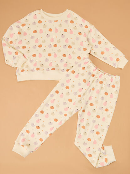 Ella Pumpkin Lounge Set - AS Kids