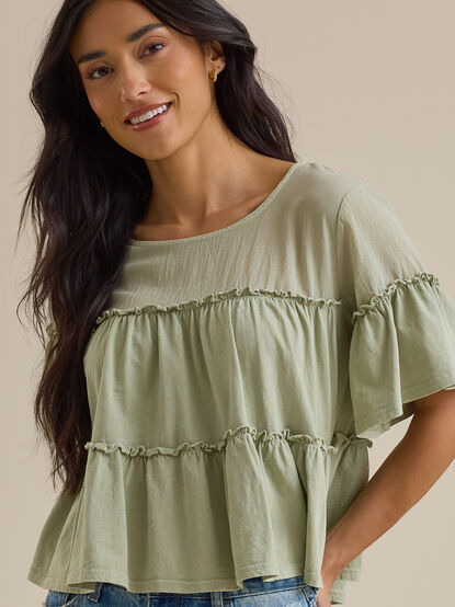 Calliope Tiered Babydoll Top - AS Kids