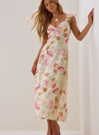 Indy Floral Maxi Dress Detail 2 - AS Kids