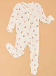 Mini Football Long Sleeve Footie Detail 2 - AS Kids