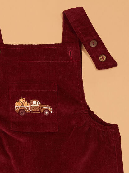 Feeling Fall Corduroy Overalls - AS Kids