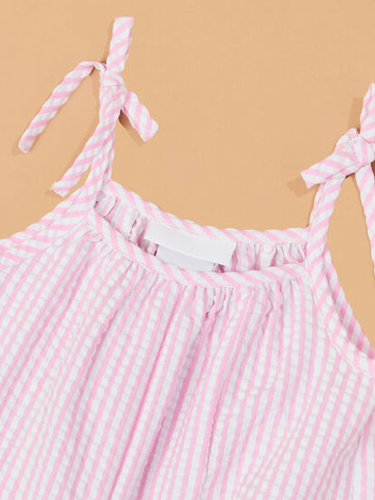 Lou Seersucker Mix Print Bubble - ALTAR'D STATE KIDS