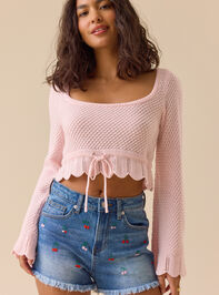 Nancy Embroidered Jean Short - ALTAR'D STATE KIDS