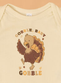 Gobble Baby Gobble Bodysuit Detail 2 - AS Kids