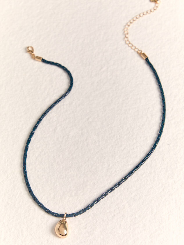 Linked Chain Teardrop Necklace - AS Kids