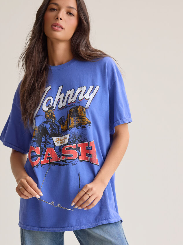 Johnny Cash Oversize Tee Detail 4 - AS Kids