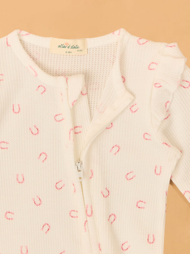 Lovely Horseshoes Footie Detail 3 - AS Kids