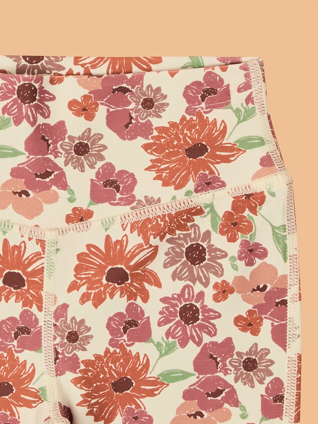 Leah Floral Flare Legging Detail 5 - AS Kids