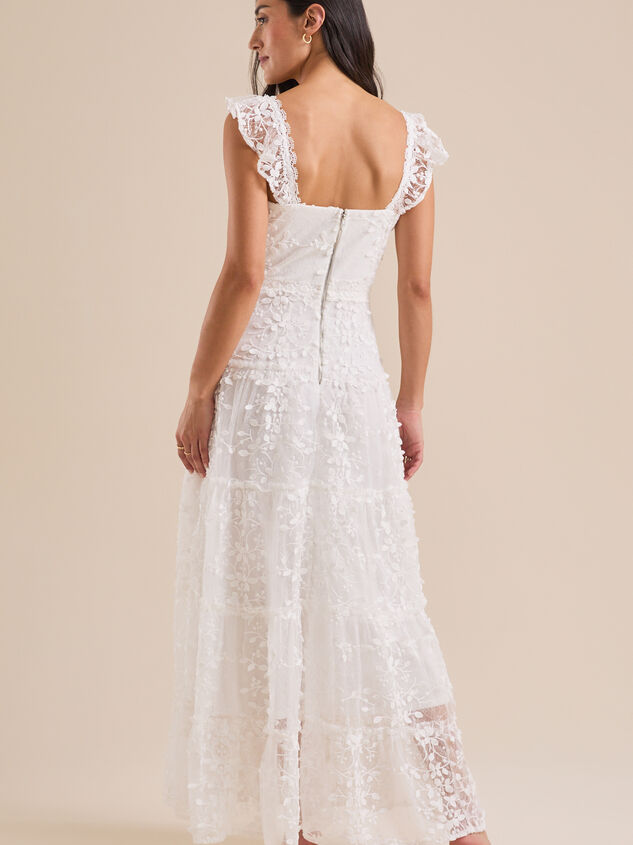 Kallie Lace Tiered Maxi Dress Detail 5 - ALTAR'D STATE KIDS