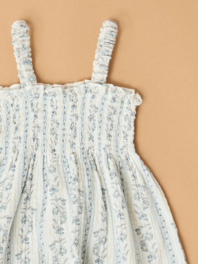 Kim Floral Stripe Daisy Jumpsuit Detail 2 - ALTAR'D STATE KIDS