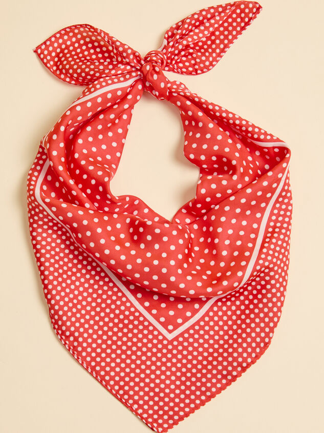 Red Micro Dot Silk Scarf - ALTAR'D STATE KIDS