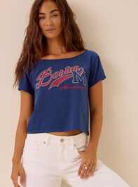 Boston Off Shoulder Tee Detail 2 - AS Kids