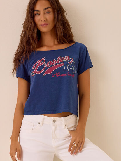 Boston Off Shoulder Tee - AS Kids