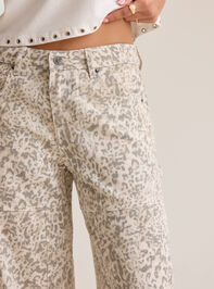 Shayleigh Leopard Barrel Pant Detail 2 - AS Kids