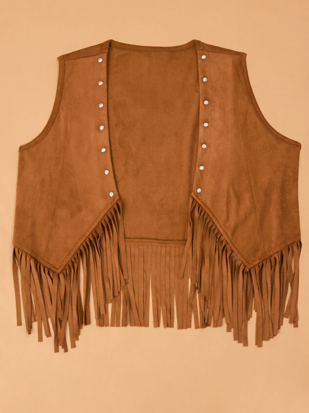 Willa Fringe Dress and Vest Toddler Set Detail 7 - AS Kids