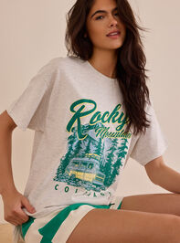 Rocky Mountain Oversize Tee Detail 4 - AS Kids