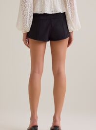 Cindy Low-Rise Suede Shorts Detail 6 - AS Kids