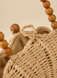 Shell Beaded Woven Purse Detail 3 - ALTAR'D STATE KIDS