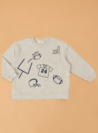 "It's Good!" Field Goal Sweatshirt Detail 5 - AS Kids