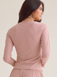 Marlowe Pajama Button-Up Top Detail 4 - AS Kids