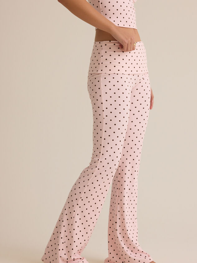 Liora Polka Dot Foldover Pant Detail 5 - ALTAR'D STATE KIDS