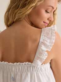 Alex Lace Trim Sleep Tank Detail 7 - AS Kids