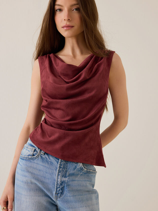Cherish Suede Tank Detail 2 - AS Kids