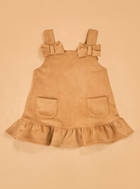 Eleanor Floral Suede Jumper Set Detail 6 - AS Kids