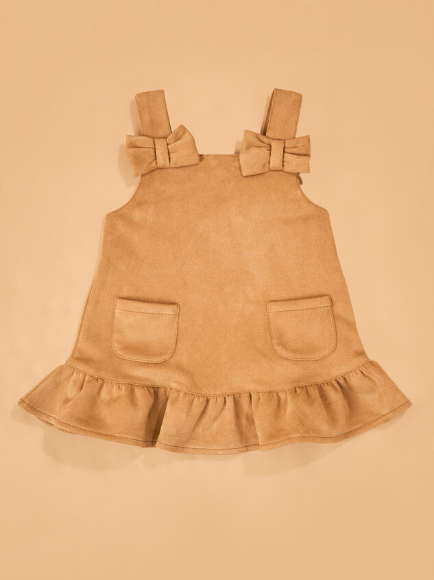 Eleanor Floral Suede Jumper Set Detail 6 - AS Kids