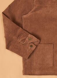 Beau Fur Corduroy Jacket Detail 3 - AS Kids
