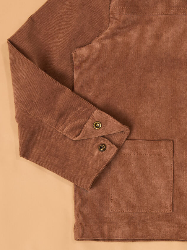 Beau Fur Corduroy Jacket Detail 3 - AS Kids