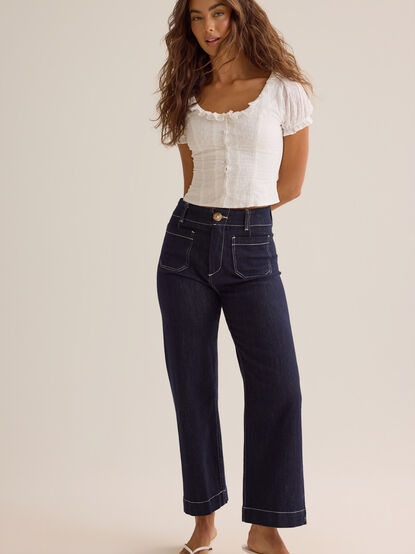 Erin Button Up Top - AS Kids