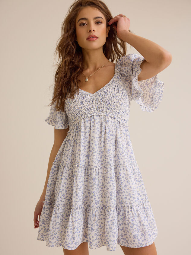 Laurel Smocked Floral Mama Dress Detail 2 - ALTAR'D STATE KIDS