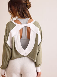On The Move Stripe Long Sleeve Detail 6 - AS Kids