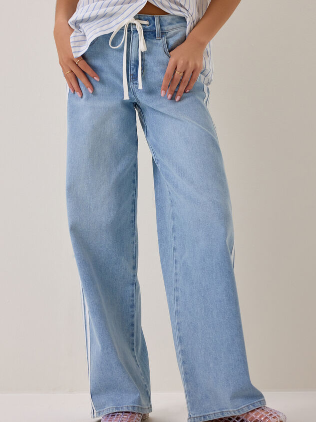 Skylar Side Stripe Jeans Detail 2 - AS Kids